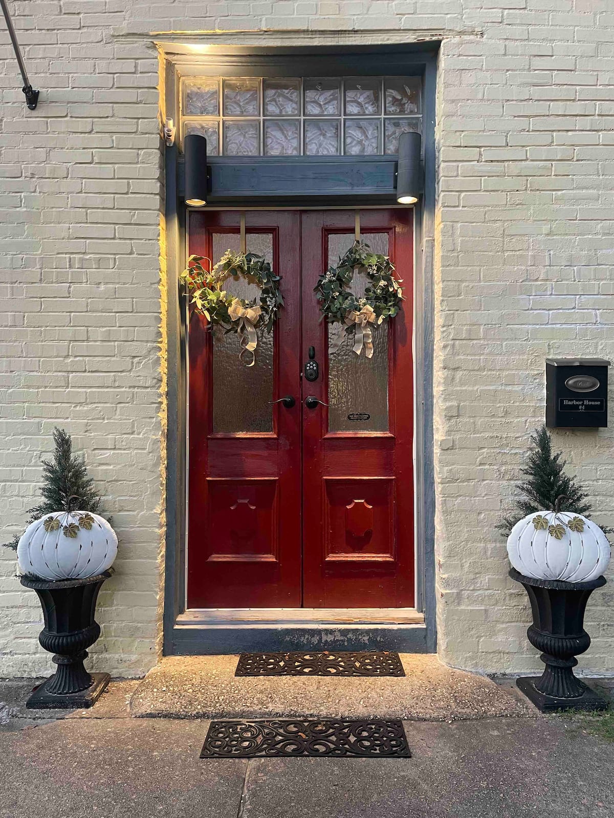 Historic entrance to Harbor House Nautical